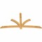 Ekena Millwork Davenport Rough Sawn Timber Gable Bracket, Western Red Cedar, 84"W x 45"H x 2"D x 4"F, 13/12 Pitch GBW084X45X0204DAV00RWR - alternate 3